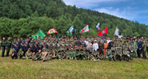 «На страже рубежей Отечества»: на Алтае начались ежегодные сборы юных пограничников «На страже рубежей Отечества»: на Алтае начались ежегодные сборы юных пограничников