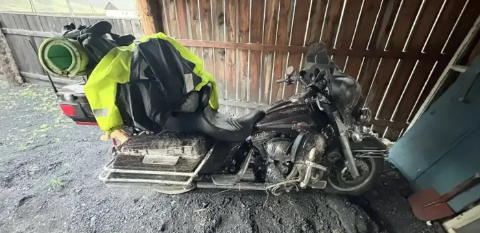 Байкер из Новосибирска попал в аварию на Чуйском тракте