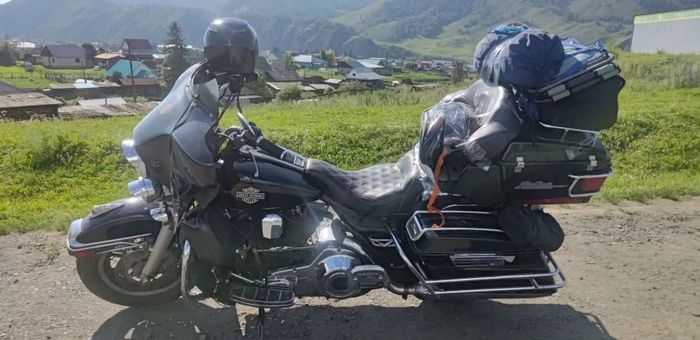 Байкер на Harley-Davidson устроил ДТП в Шебалино