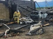 На пожаре в Кызыл-Таше погиб ребенок На пожаре в Кызыл-Таше погиб ребенок