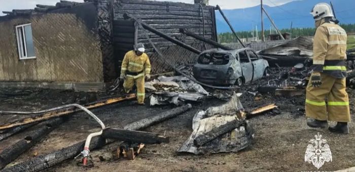 На пожаре в Кызыл-Таше погиб ребенок