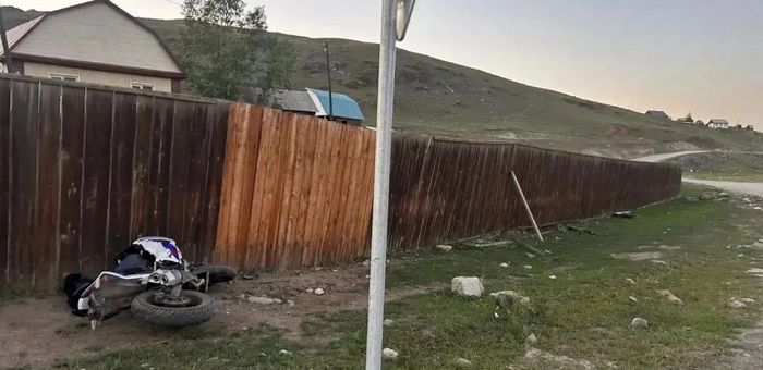 16-летний мотоциклист попал в больницу после ДТП в Улагане