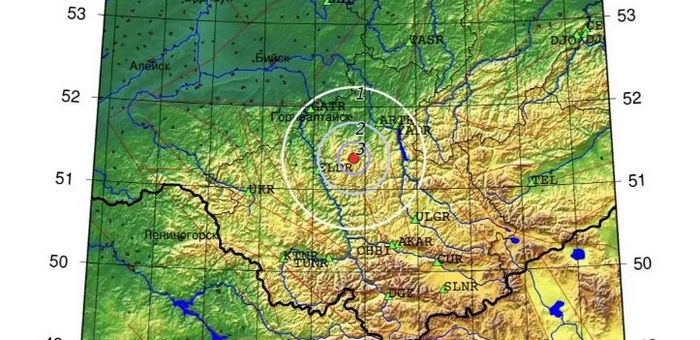 В Чойском районе произошло землетрясение