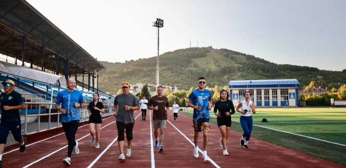 В Горно-Алтайске прошла первая медиапробежка