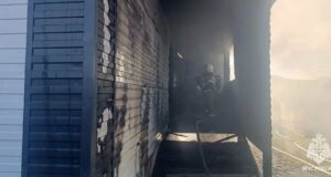 Крупный пожар в Онгудае: горел жилой дом