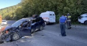 В ДТП с двумя автомобилями в Горно-Алтайске пострадал один из водителей