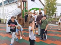 Новую детскую площадку открыли в Майме