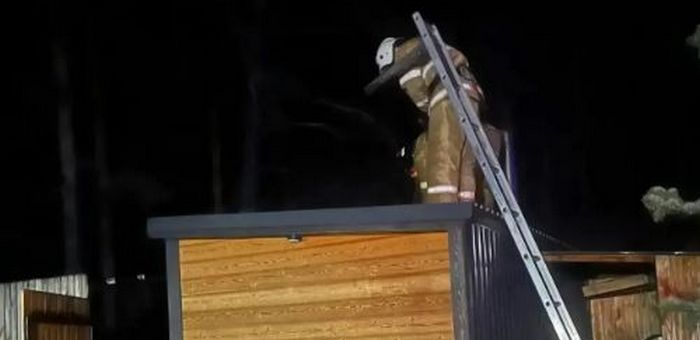 В Манжероке произошел пожар на турбазе