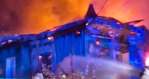 Два крупных пожара: в Карлушке и в Майме