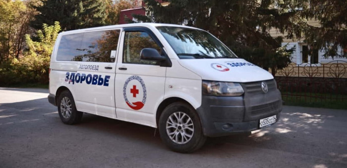 Автопоезд «Здоровье» работает в Майминском районе