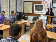 Для сотрудников ОФСИН провели занятие по правилам дорожного движения